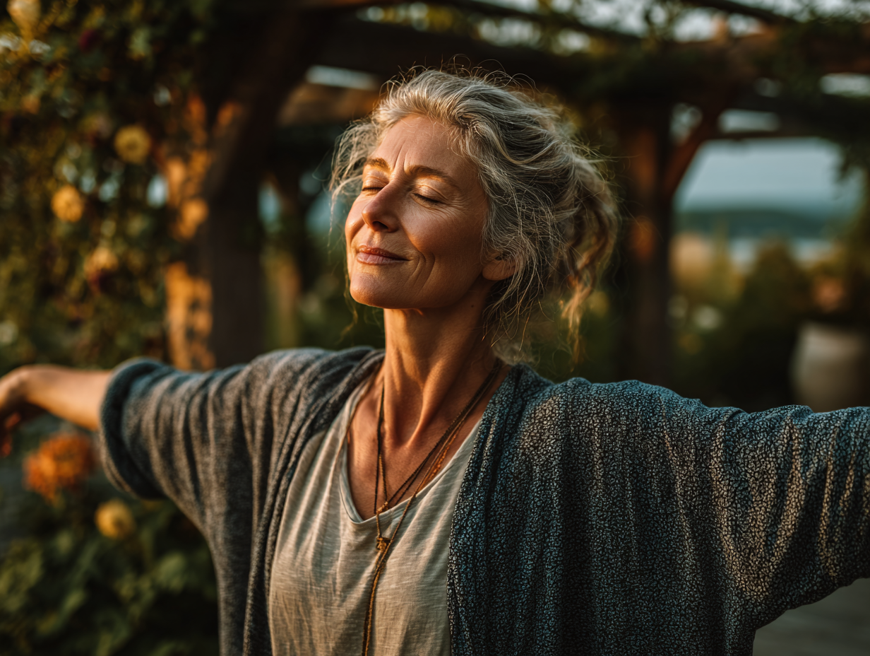 Волонтерське заняття йоги у парку